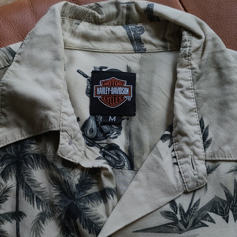 Harley-Davidson aloha button down - Picture 2 of 5